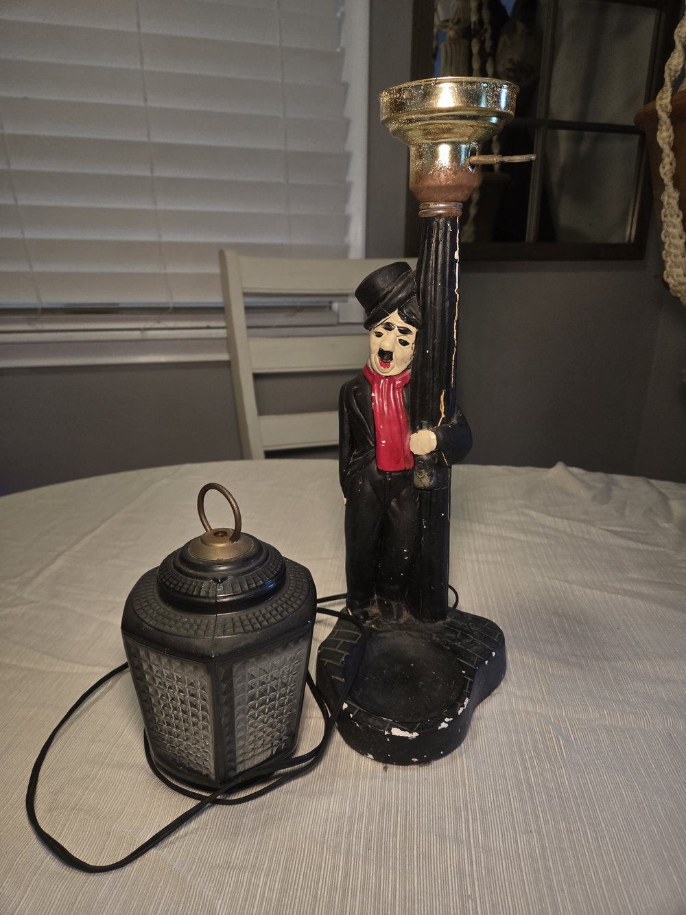 1930s Charlie Chaplin-like Lamp - Home Accents